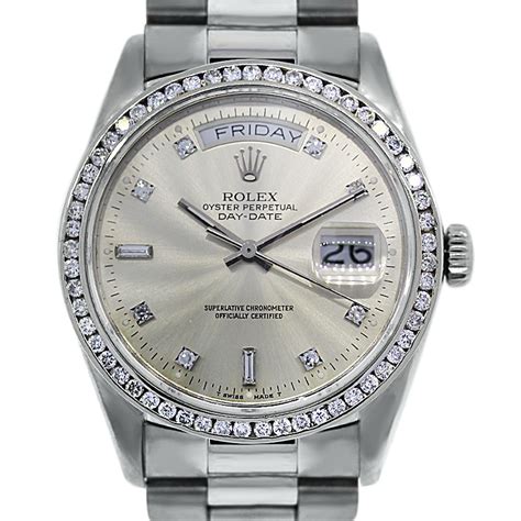 rolex 18k 750 white gold|rolex metal watches hallmarks.